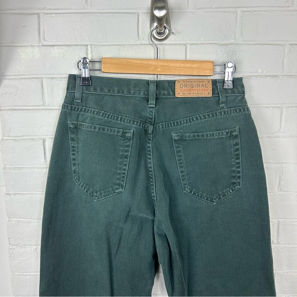 Vintage Liz Claiborne Lizwear Green Classic Fit Jeans Size 10 - Picture 7 of 8